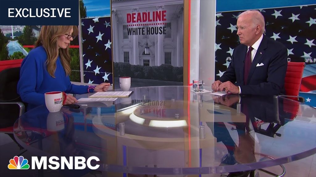 EXCLUSIVE: Watch President Biden’s full interview with MSNBC’s Nicolle Wallace