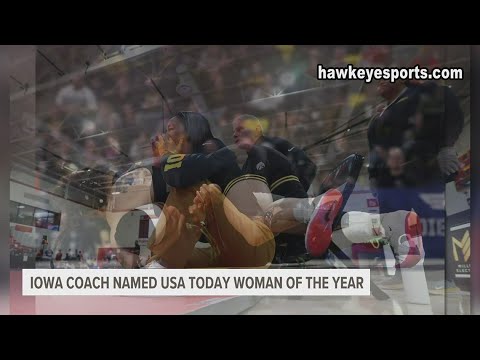 Iowa women’s head wrestling coach named one of USA Today’s women of the year