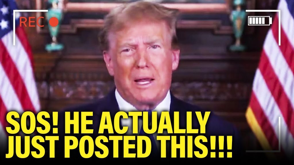 Trump COMPLETELY LOSES IT on Video of Himself HE POSTED