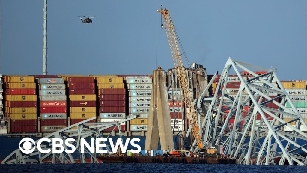 Latest on Baltimore bridge collapse cleanup, dangerous job of cutting debris and more