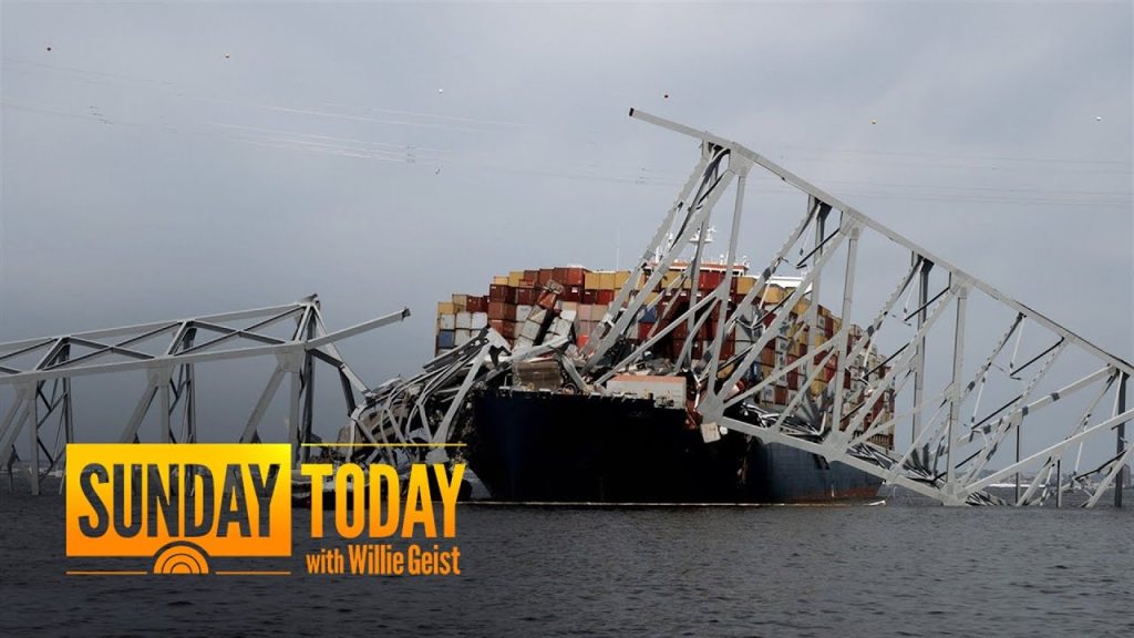 How the Baltimore bridge collapsed after the cargo ship collision