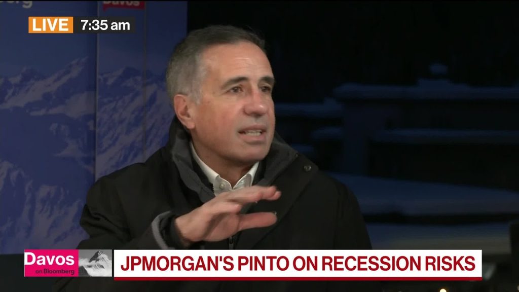 JPMorgan’s Pinto on US Economy, Geopolitics, Headcount: Davos 2024