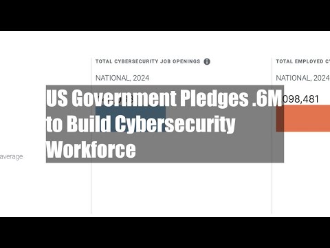 US Government Pledges .6M to Build Cybersecurity Workforce