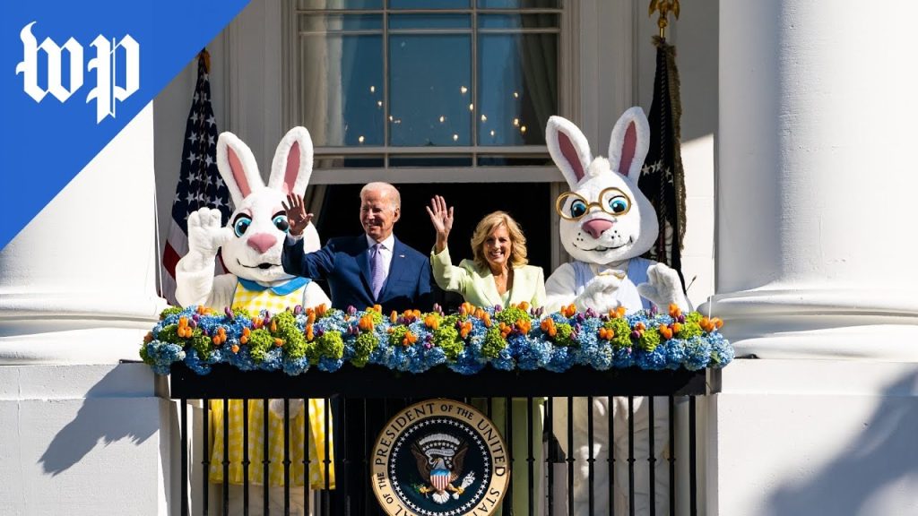 Bidens welcome families to Easter Egg Roll