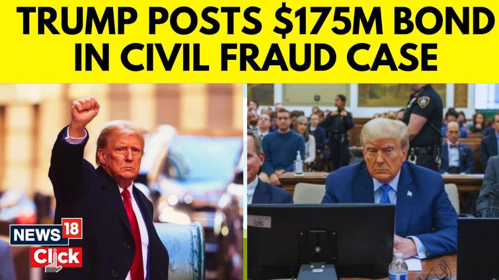 Donald Trump Posts 5 Million Bond In New York Civil Fraud Case, Avoiding 4 Mn Penalty | N18V