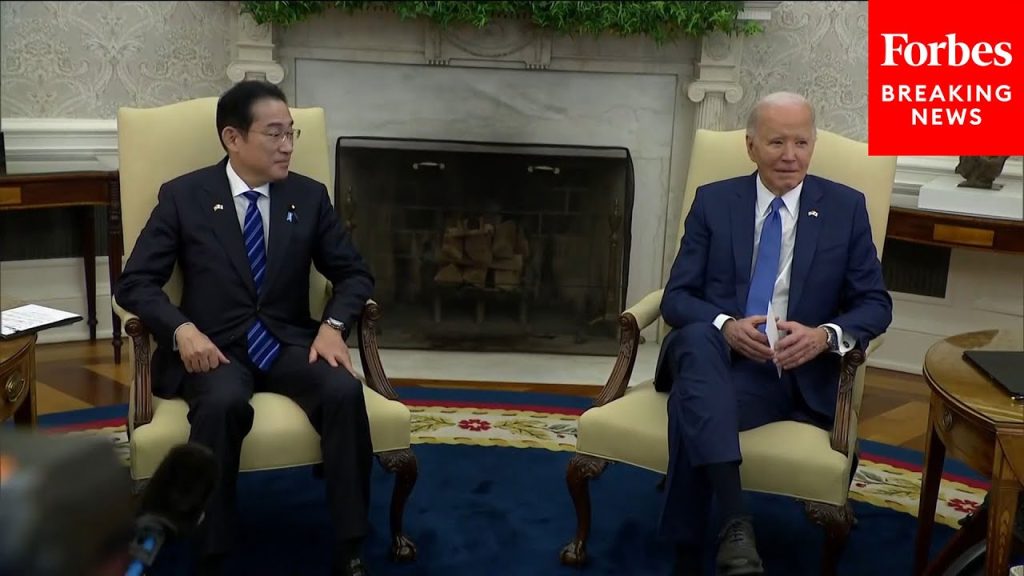 JUST IN: President Biden Holds An Oval Office Meeting With Japanese Prime Minister Kishida Fumio