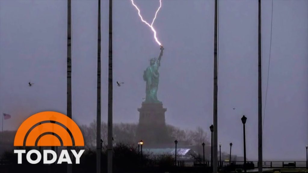 East Coast slammed with flooding rain, tropical storm-force winds