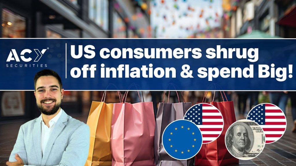 US Consumers Power Through Inflation: Dollar Rises as Spending Surges!