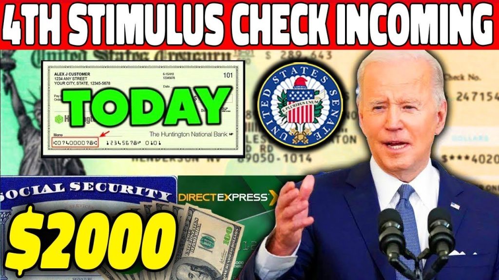 Today it’s Coming – 00/Mo 4th Stimulus Checks Direct Deposits For All Low-Incomes & Seniors