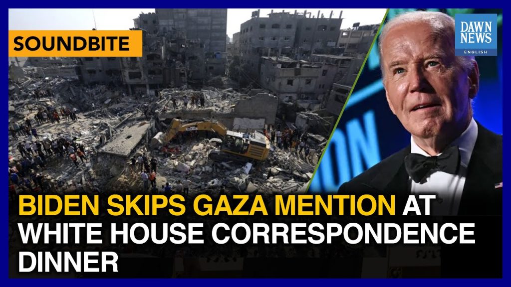 Biden Makes No Mention Of Gaza At White House Correspondence Dinner | Dawn News English