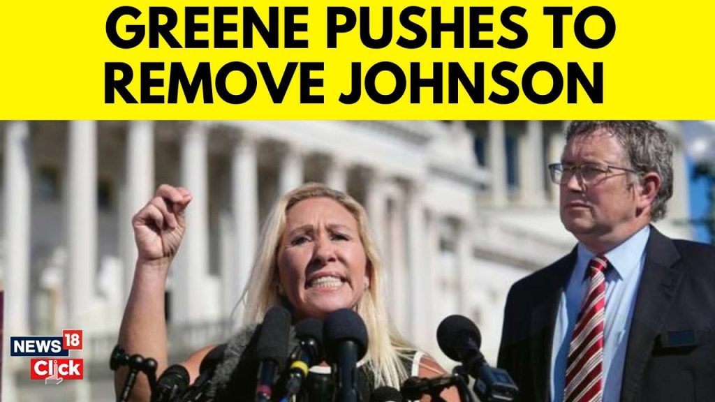 Marjorie Taylor Greene Pushes To Remove House Speaker Mike Johnson | US News Today | N18V | News18