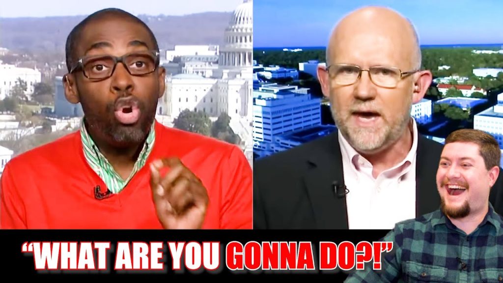 CNN ERUPTS when black Trump supporter and smug woke hack GO AT IT