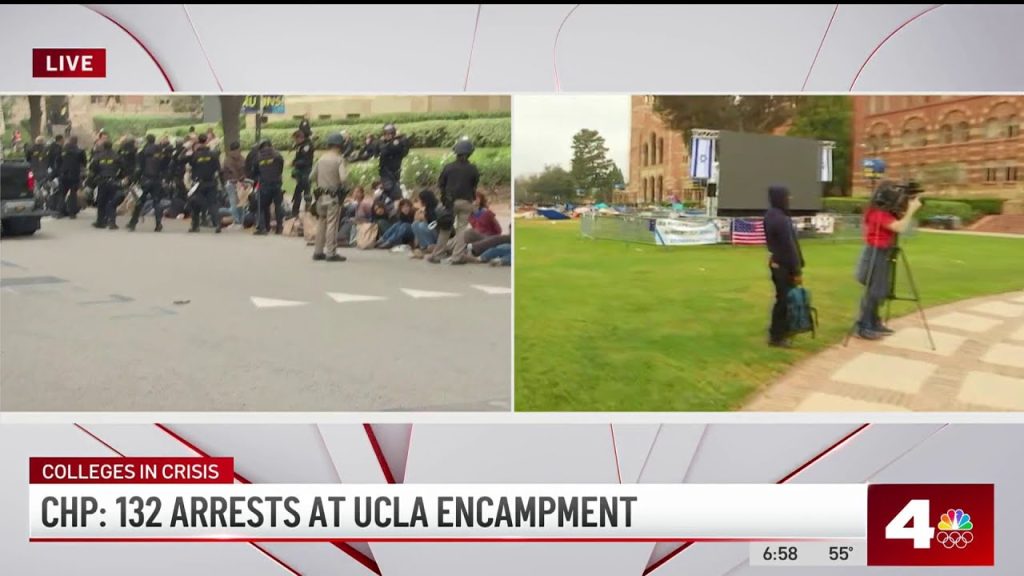See aftermath of UCLA protest encampment in front of Royce Hall See aftermath of UCLA protest encampment in front of Royce Hall