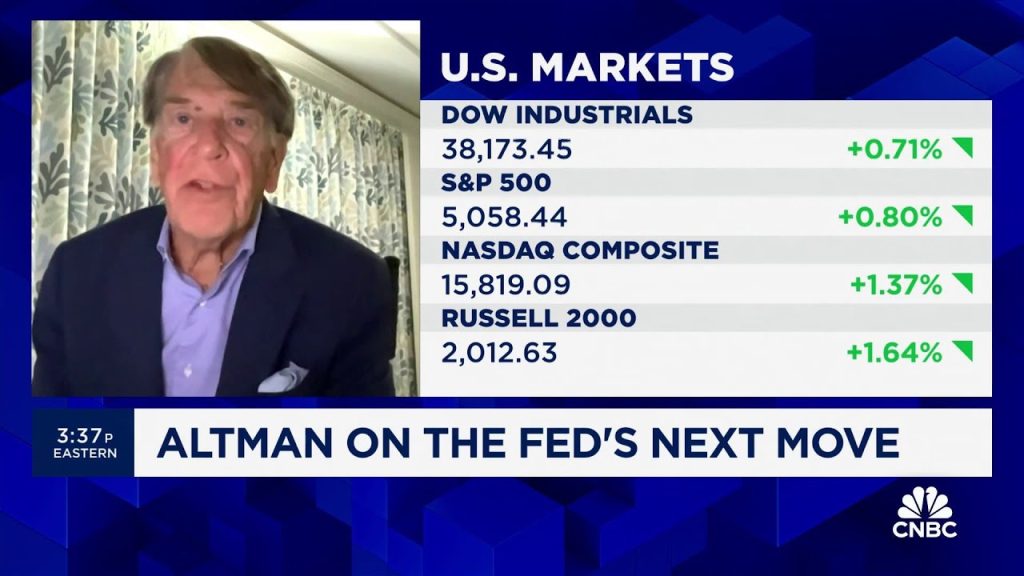 The U.S. economy is the envy of the world, says Evercore’s Roger Altman