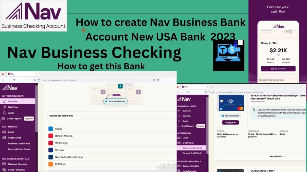 How to create Nav Business Bank Account || New Video USA Bank  2023|| Tanvir Solution || Nav Busines
