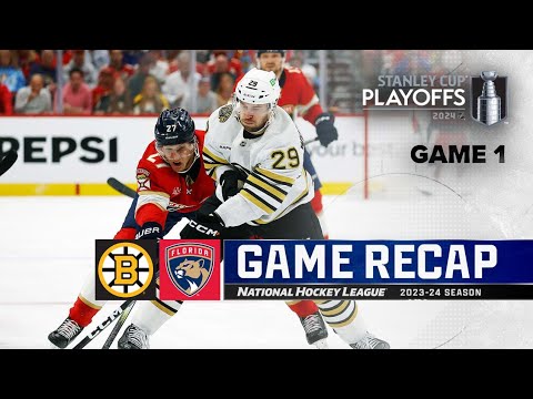 Swayman NHL Game 1 Highlights | Bruins vs. Panthers – May 6, 2024