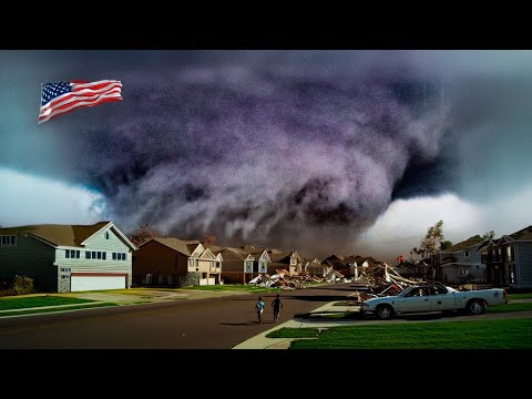 Tornado strikes hard in Oklahoma! Tragedy in the United States. Devastation in Barnsdall